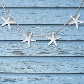 img 3 attached to 🌟 SUBANG 20 Pieces White Resin Sea Star Starfish 2.3 Inch - Perfect for Wedding Decor, Beach Theme Party, Home Decorations, DIY Crafts, Fish Tank