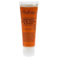 sheamoisture coconut & hibiscus facial wash & scrub: a refreshing 4 oz skincare delight logo