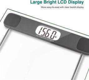 img 3 attached to BEAUTURAL Digital Body Weight Scale: Precision Weighing, Step-On Technology, 400 lb Capacity, Large Display