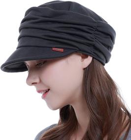 img 4 attached to Головные уборыCity Fashion Brim Visor Black