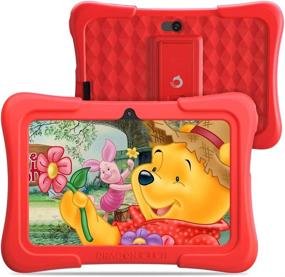 img 4 attached to 🐉 Dragon Touch Y88X Pro 7" Kids Tablet with 2GB RAM, 16GB Storage, Android 9.0 OS, Kidoz Pre-Installed and Wi-Fi Connectivity - Now with All-New Disney Content