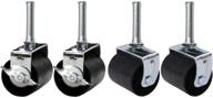 enhance mobility and stability with khome heavy caster wheels locking logo