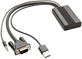 img 4 attached to SYBA VGA в HDMI конвертер: Отображение изображения компьютера, фильмов и игр на телевизоре и проекторе - SD-ADA31040