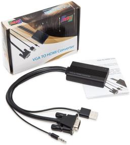 img 2 attached to SYBA VGA в HDMI конвертер: Отображение изображения компьютера, фильмов и игр на телевизоре и проекторе - SD-ADA31040