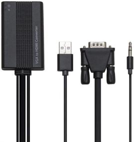 img 3 attached to SYBA VGA в HDMI конвертер: Отображение изображения компьютера, фильмов и игр на телевизоре и проекторе - SD-ADA31040