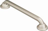 🏠 moen lr8724d2bn home care 24-inch designer stainless steel grab bar: effortless safety in brushed nickel logo