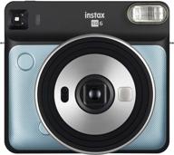 📸 fujifilm instax square sq6 - aqua blue instant film camera logo