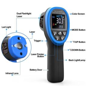 img 3 attached to BTMETER BT-1800C Pyrometer -58°F ~3272°F (-50~1800℃) IR Temp Gun