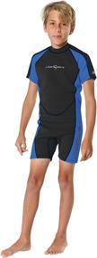 img 2 attached to Neosport Childrens Shorty Wetsuit Black