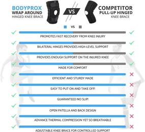 img 2 attached to 🦵 Hinged Knee Brace - Support for Swollen ACL, Tendon, Ligament, and Meniscus Injuries in Men and Women