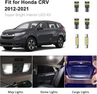 набор из 10 шт. светодиодных светильников crv для салона - super bright led 💡 лампы для карты и светильников купола для honda cr-v 2013-2021 всех моделей от awalited логотип