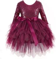 👗 flofallzique sequined special occasion clothes: stunning dresses for girls' clothing logo