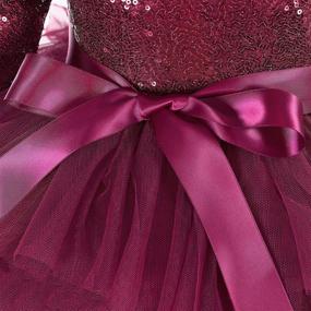 img 2 attached to 👗 Flofallzique Sequined Special Occasion Clothes: Stunning Dresses for Girls' Clothing