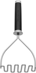 img 1 attached to KitchenAid Gourmet Black Stainless Steel Wire Masher, 10.24-Inch