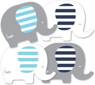 blue elephant decorations birthday essentials logo