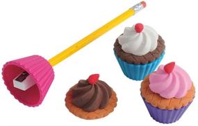 img 1 attached to 🧁 LM212 Cupcake Eraser Sharpeners (6 Piece) for Sale in U.S. Toy Market