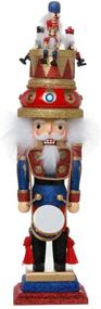 img 3 attached to 🎩 Kurt S. Adler 20" Hollywood Music Box Hat Nutcracker by Kurt Adler - Impeccable Musical Decor for your Home!