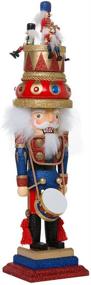 img 4 attached to 🎩 Kurt S. Adler 20" Hollywood Music Box Hat Nutcracker by Kurt Adler - Impeccable Musical Decor for your Home!