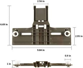 img 1 attached to 🔧 W10350376 Dishwasher Upper Top Rack Adjuster for Whirlpool Kenmore Kitchenaid - Pack of 2