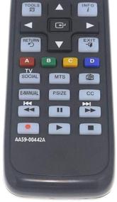 img 1 attached to 📺 AA59-00442A Remote Control for Samsung Smart TV: Compatible with UN32D6500VF, UN40D6400UF, UN46D6400UF, UN55D7000LFXZA, UN60D6400UFXZA