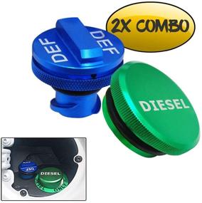 img 4 attached to 🔋 Dodge Choolo Billet Aluminum Fuel Cap Combo Pack: Enhance Your RAM 1500 2500 3500 Truck's Fueling Performance (2013-2020) with Easy Grip Design and Magnetic Feature