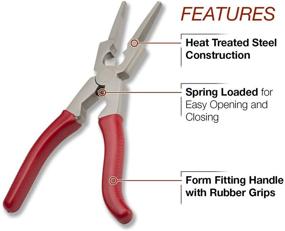 img 3 attached to Lincoln Electric MIG Welding Pliers: Durable Forge Hardened Steel, 6 Multi-function Tool, Model K4014-1