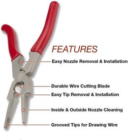 img 2 attached to Lincoln Electric MIG Welding Pliers: Durable Forge Hardened Steel, 6 Multi-function Tool, Model K4014-1