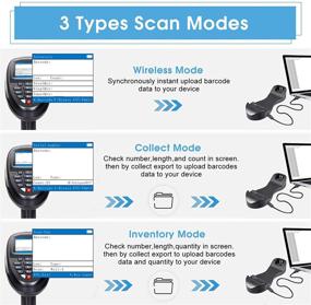 img 2 attached to Enhanced Efficiency: Trohestar 2D Wireless Barcode Scanner with 2.2 inch LCD Screen & Charging Base for Accurate Inventory Management