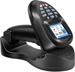 img 4 attached to Enhanced Efficiency: Trohestar 2D Wireless Barcode Scanner with 2.2 inch LCD Screen & Charging Base for Accurate Inventory Management