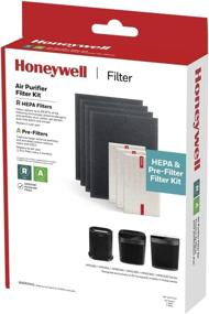 img 4 attached to Комплект запасных фильтров Honeywell HEPA Air Filter: предвырезанный угольный фильтр и предвырезанные предфильтры.