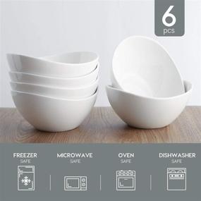 img 2 attached to 🍽️ SAMSLE Stackable Valentines Porcelain Dishwasher