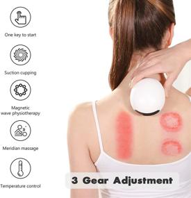 img 3 attached to 🎁 3 in 1 Cupping Massager Set with Electric GuaSha Massager – Back Cupping and Scraping Massager Tool with Heating, Handheld Physical Gua Sha Massager, Perfect Gift for Family and Friends