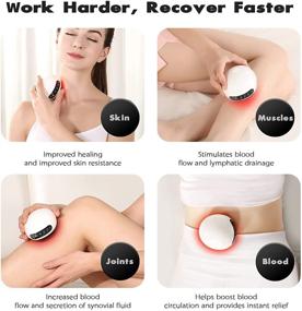 img 2 attached to 🎁 3 in 1 Cupping Massager Set with Electric GuaSha Massager – Back Cupping and Scraping Massager Tool with Heating, Handheld Physical Gua Sha Massager, Perfect Gift for Family and Friends