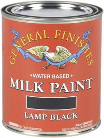 img 2 attached to 1 Quart of General Finishes Lamp Black Water-Based Milk Paint