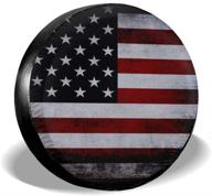 🏕️ waldeal american flag happy camper spare tire covers logo