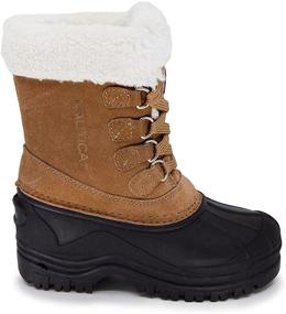 img 3 attached to Зимняя обувь Nautica Kids Duck Boot - водонепроницаемая для мальчиков и девочек (старший ребенок, младший ребенок, малыш)