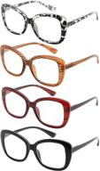 eyekepper 4-pack: stylish oversized reading glasses for women - chic readers collection logo