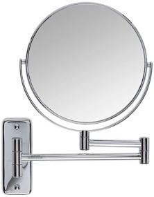 img 4 attached to 💄 Jerdon JP7808C 8-Inch Chrome Wall Mount Makeup Mirror - 8x Magnification & Sleek Design
