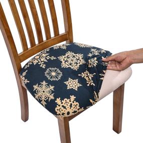 img 4 attached to ❄️ Comqualife Upholstered Snowflake: Removable Anti Dust Cover for a Cleaner Home