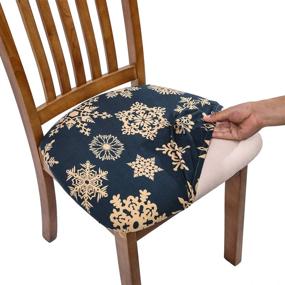 img 1 attached to ❄️ Comqualife Upholstered Snowflake: Removable Anti Dust Cover for a Cleaner Home