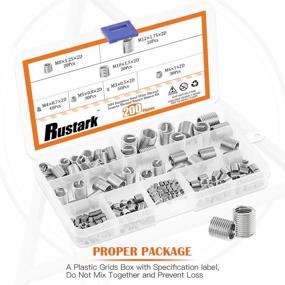 img 1 attached to Резьбовые вставки Rustark Helicoil из нержавеющей стали