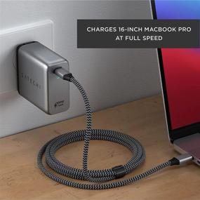 img 2 attached to 💡 Satechi 100W USB-C PD Wall Charger: High-Powered GaN Tech for MacBook Pro/Air, iPad Pro M1/Air (US)