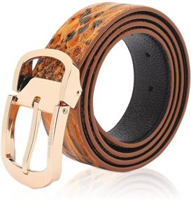 img 4 attached to 🧛 Demon Hunter Prong Buckle H00551 Belt Accessories for Men - Enhance Your Style