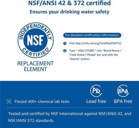 img 3 attached to 💧 Upgrade Your Water Filtration with AQUA CREST RF3375 NSF Certified Filter