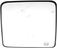 dorman 56297 jeep driver's side door mirror glass for select models logo