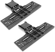 🔧 upgraded 2-pack dishwasher upper rack adjuster replacements - compatible with kitchenaid & whirlpool models - replaces w10418314, w10306646, wpw10546503 логотип