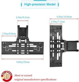 img 3 attached to 🔧 Upgraded 2-Pack Dishwasher Upper Rack Adjuster Replacements - Compatible with KitchenAid & Whirlpool Models - Replaces W10418314, W10306646, WPW10546503