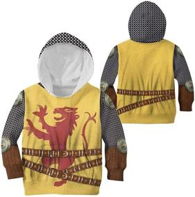 img 1 attached to SPCOSPLAY Fashion Hoodie: George Washington Cosplay Sweatshirts for Kids - 3D Printed Historical Figure Edition