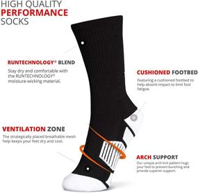 img 2 attached to ChalkTalk SPORTS Basketball Socks: Athletic Mid-Calf Woven Socks for Basketball Players in Various Colors