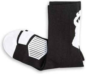 img 1 attached to ChalkTalk SPORTS Basketball Socks: Athletic Mid-Calf Woven Socks for Basketball Players in Various Colors